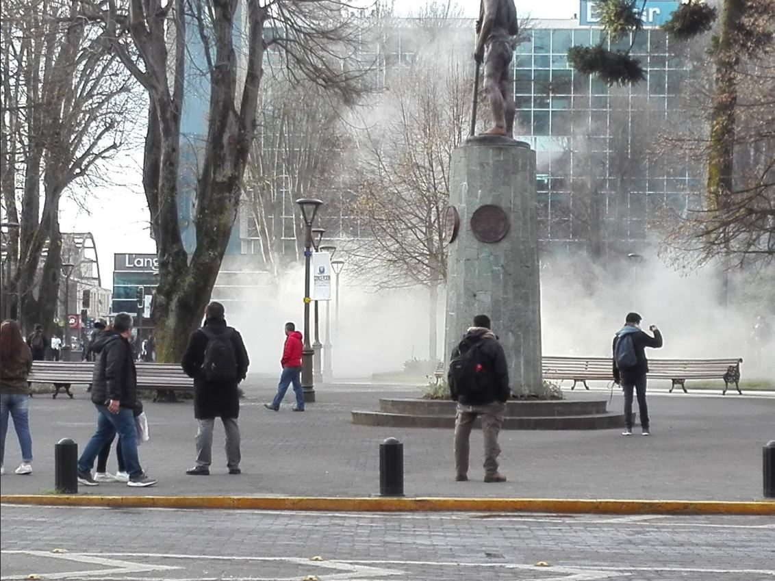 Graves incidentes en Concepción en protesta de comuneros mapuches