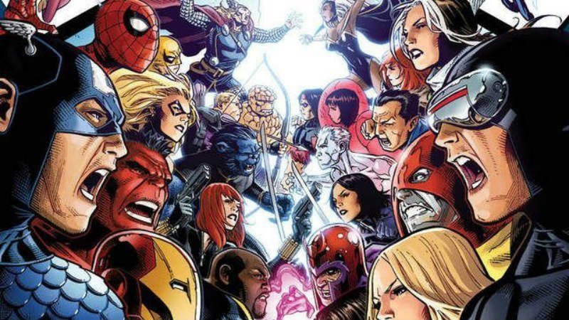 Batalla entre Avengers y X Men