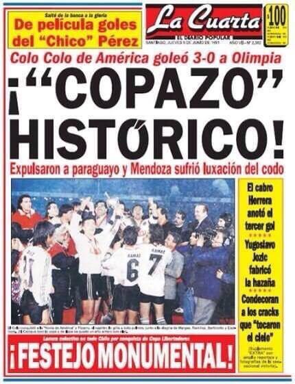 Resultado de imagen para Colo-Colo campeon 1991 portadas